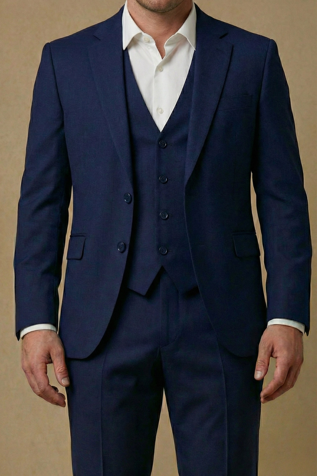 Image of Josiah | Men's Slim Fit Three-Piece Suit
