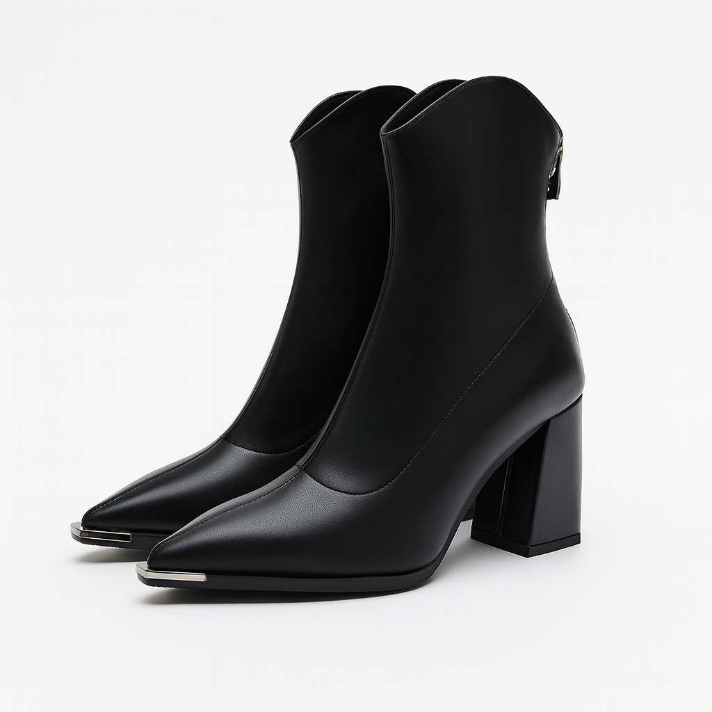 Image of Joy | Women's Heeled Pointed Toe Ankle Boots