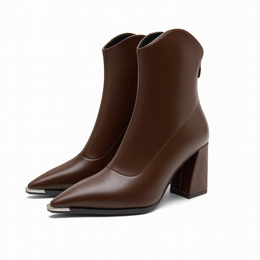 Image of Joy | Women's Heeled Pointed Toe Ankle Boots