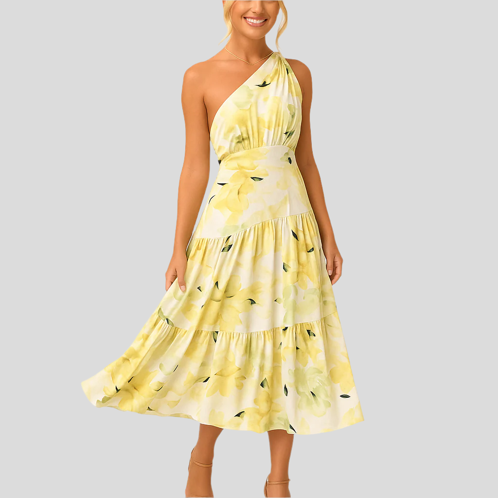 Image of Joyce | Women's Sleeveless A-Line Midi Dress