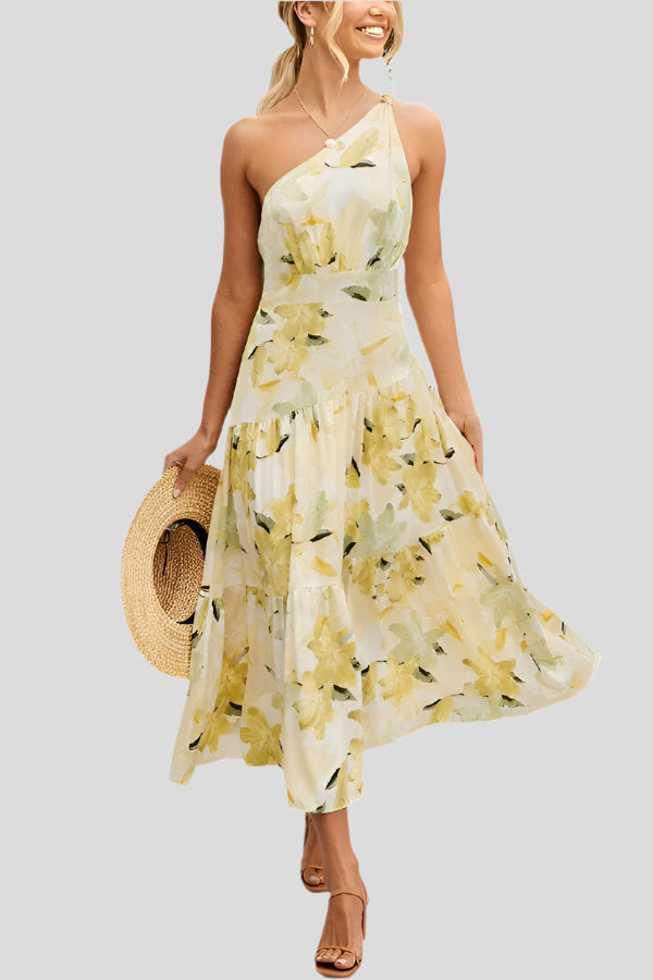 Image of Joyce | Women's Sleeveless A-Line Midi Dress