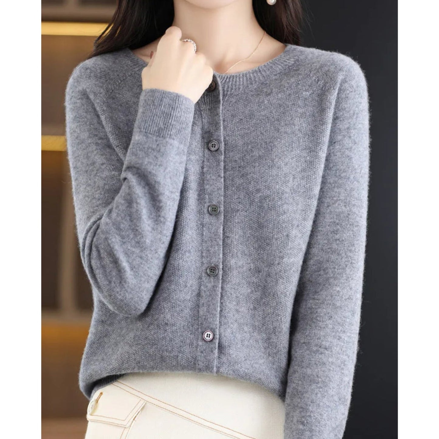 Image of Judy | Women's Button-Down Cardigan