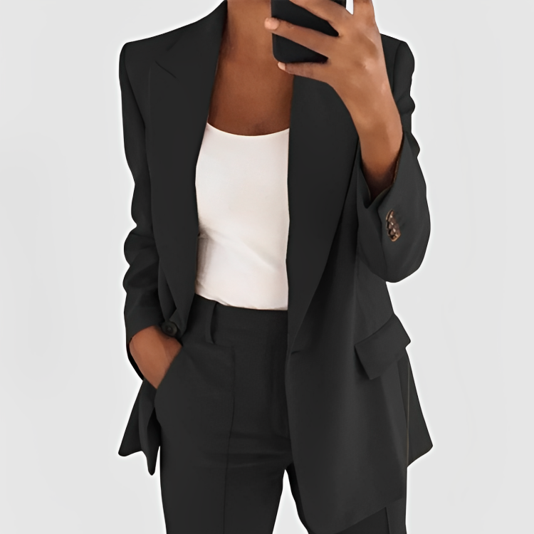 Image of Kara | Women's Relaxed Fit Blazer Suit Set