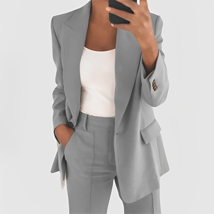 Image of Kara | Women's Relaxed Fit Blazer Suit Set