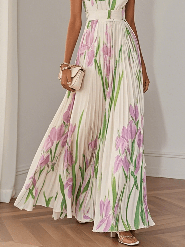 Image of Katelyn | Women's Sleeveless A-Line Maxi Dress