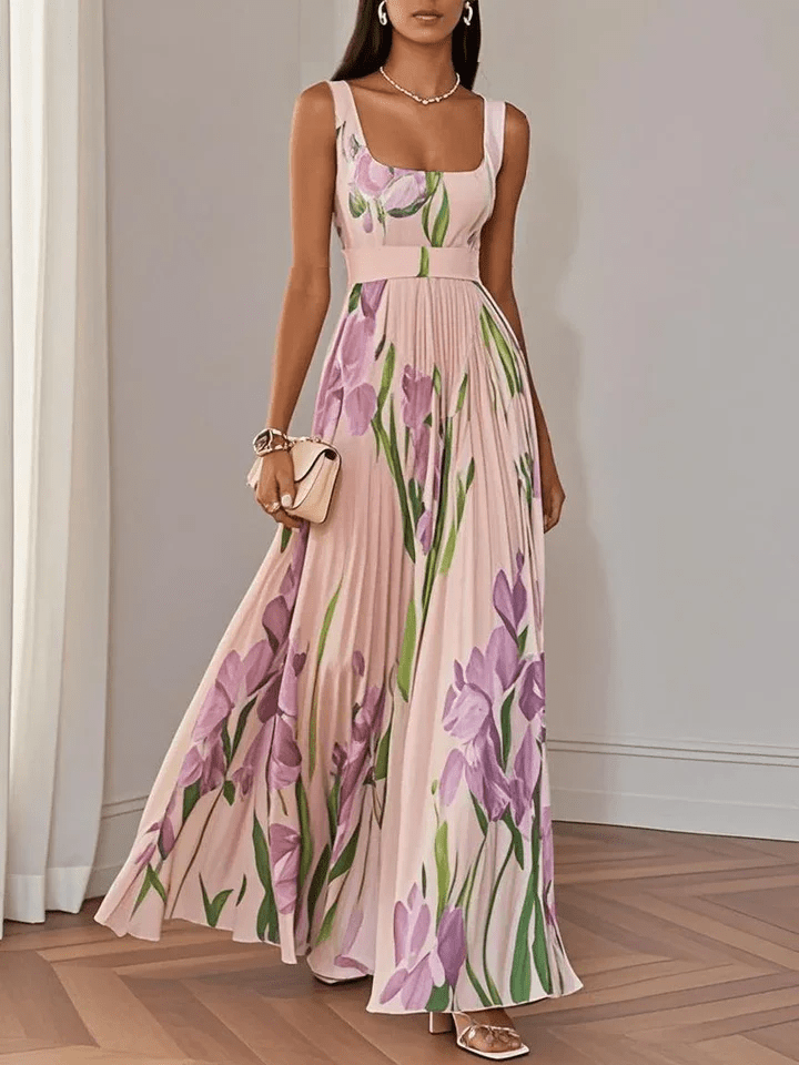 Image of Katelyn | Women's Sleeveless A-Line Maxi Dress