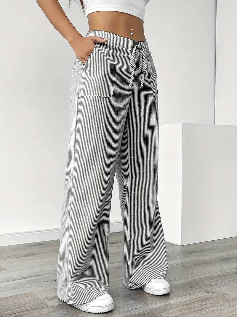 Image of Katherine | Women's Wide Leg Drawstring Pants