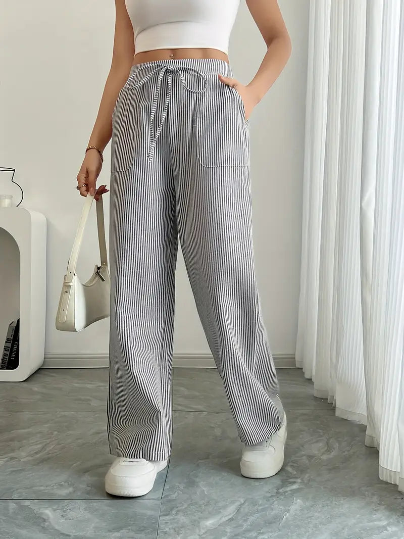 Image of Katherine | Women's Wide Leg Drawstring Pants