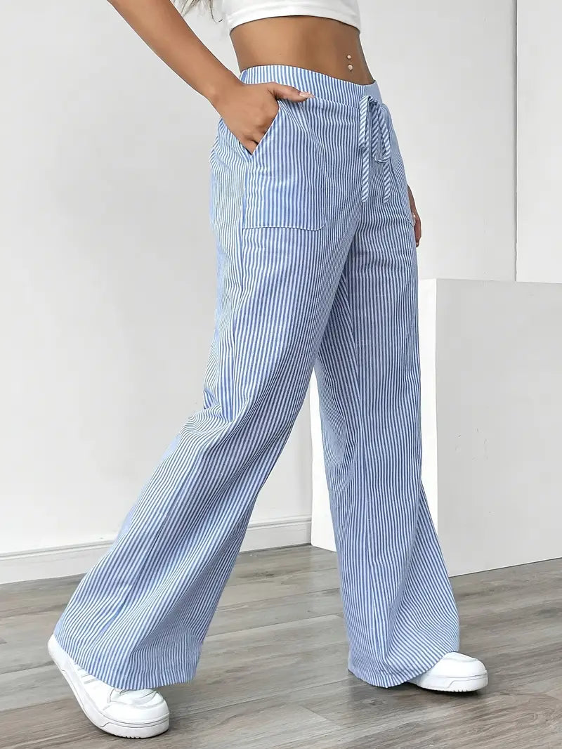Image of Katherine | Women's Wide Leg Drawstring Pants