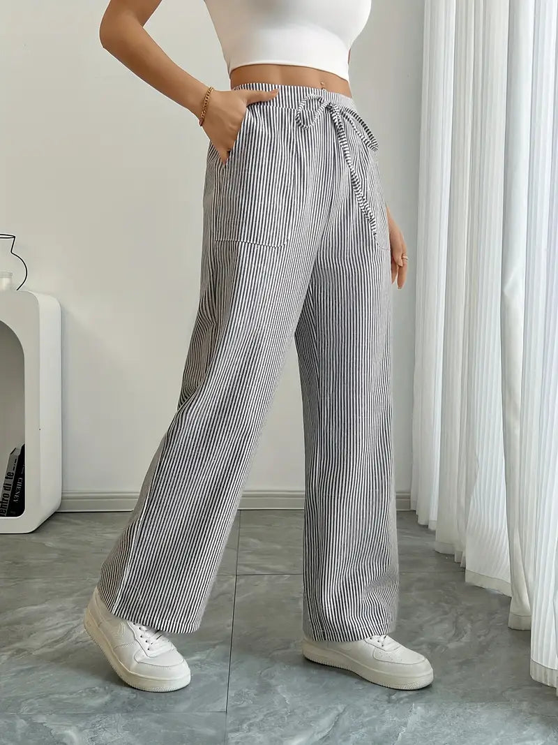 Image of Katherine | Women's Wide Leg Drawstring Pants