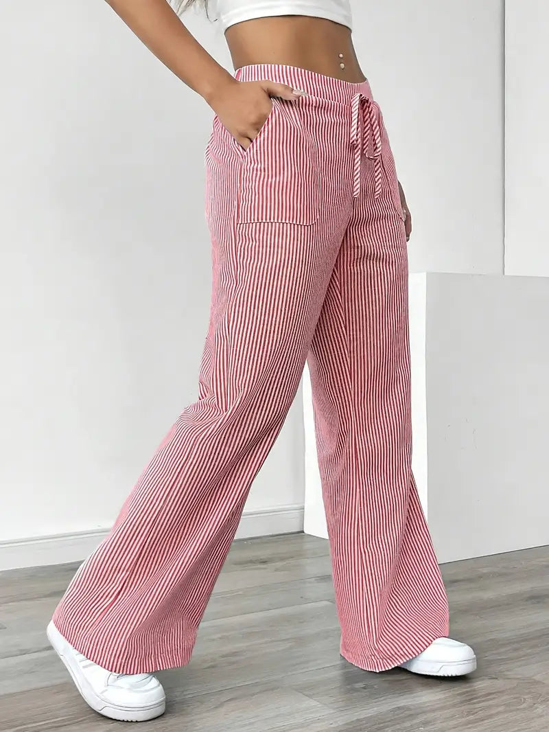 Image of Katherine | Women's Wide Leg Drawstring Pants