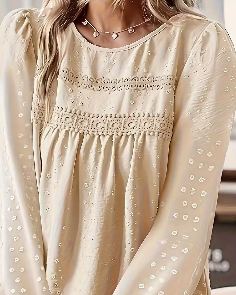 Image of Kathy | Women's Long Sleeve Relaxed Fit Blouse