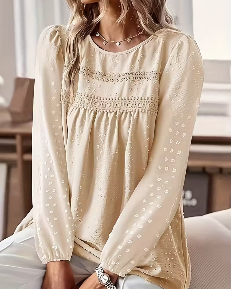 Image of Kathy | Women's Long Sleeve Relaxed Fit Blouse
