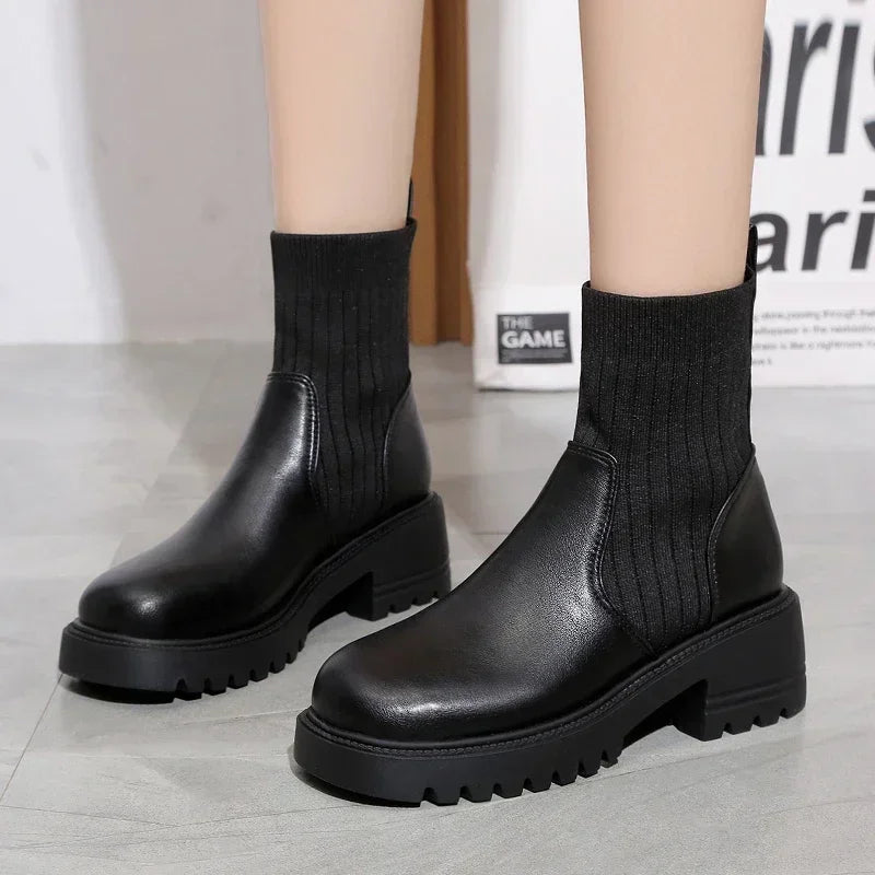 Image of Keyanna | Women's Platform Ankle Boot