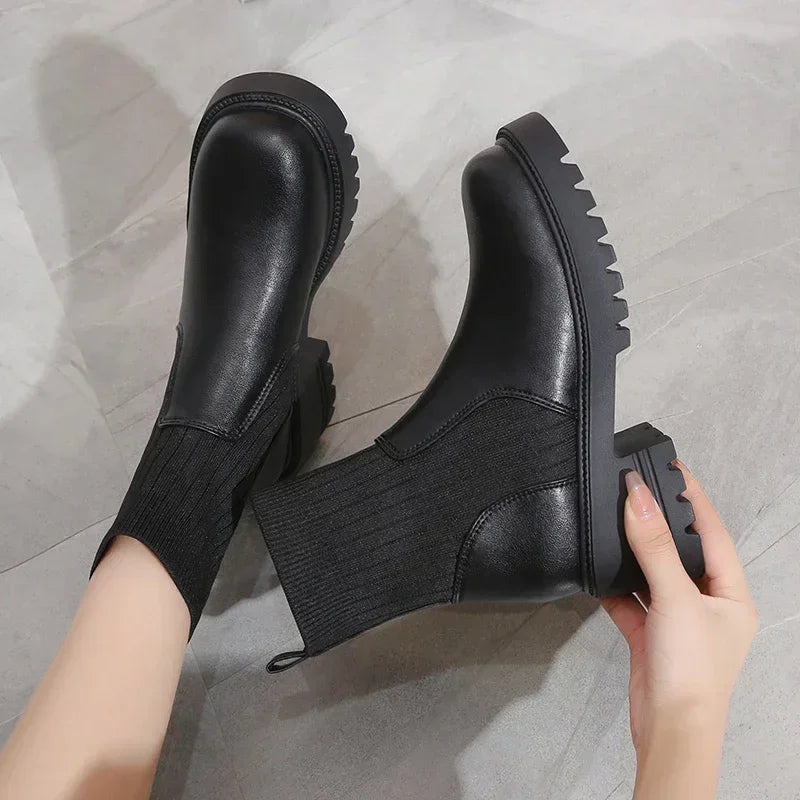 Image of Keyanna | Women's Platform Ankle Boot