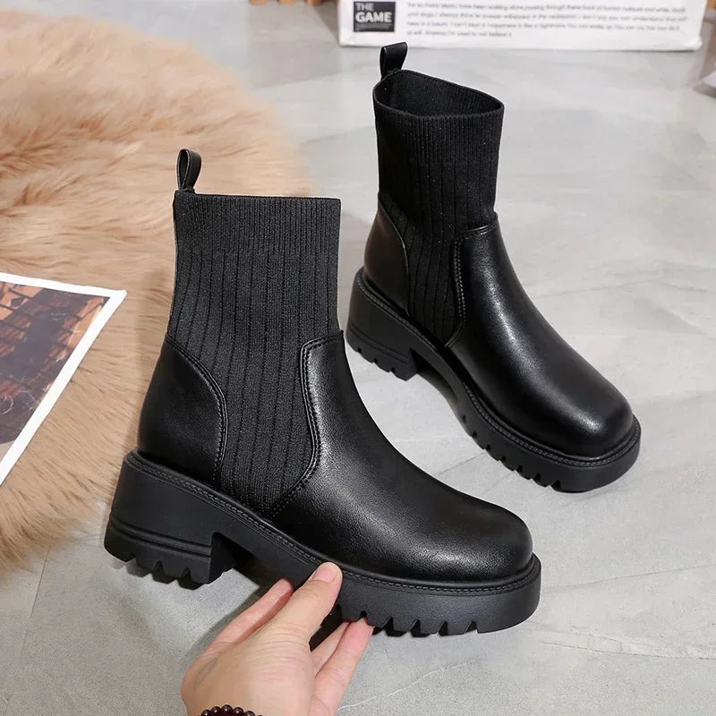Image of Keyanna | Women's Platform Ankle Boot