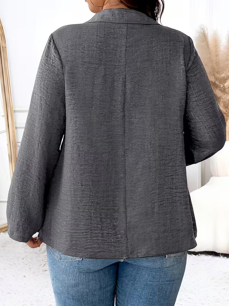 Image of Krista | Women's Long Sleeve Button Front Blouse