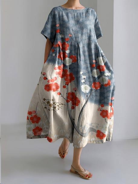 Image of Kristen | Women's Floral A-Line Midi Dress