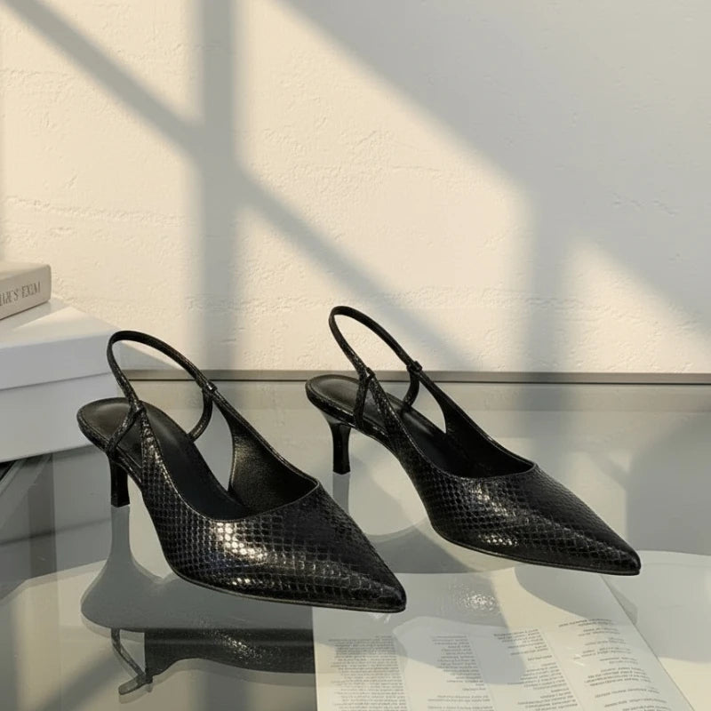 Image of Laniyah | Women's Pointed Toe Slingback Heels