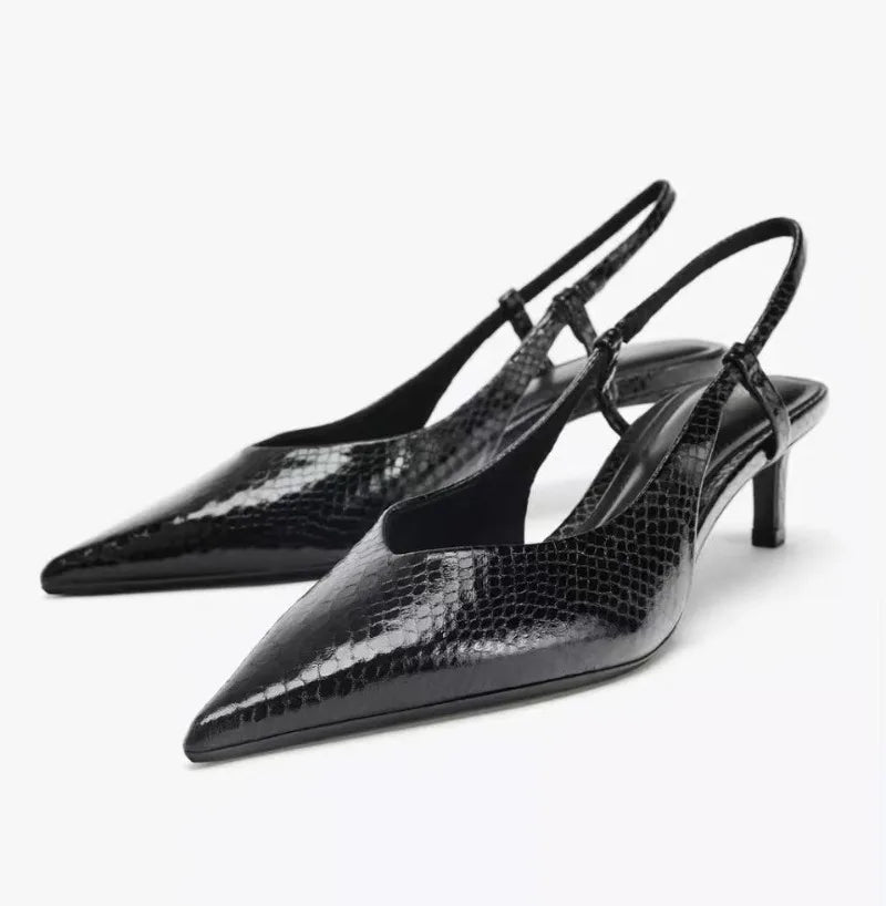 Image of Laniyah | Women's Pointed Toe Slingback Heels