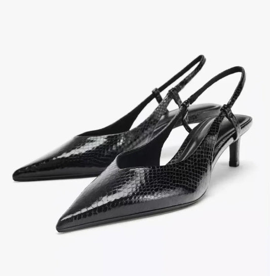Image of Laniyah | Women's Pointed Toe Slingback Heels