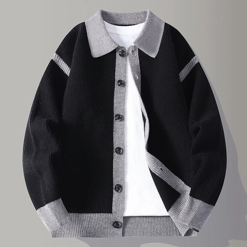 Image of Laurence | Men's Varsity Button-Down Casual Jacket