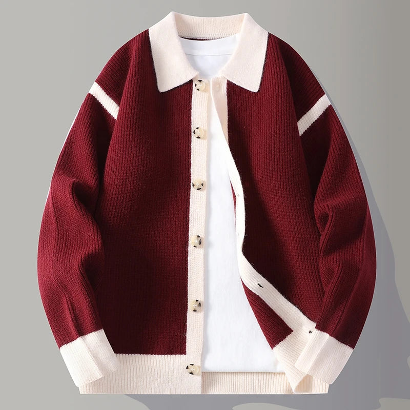 Image of Laurence | Men's Varsity Button-Down Casual Jacket