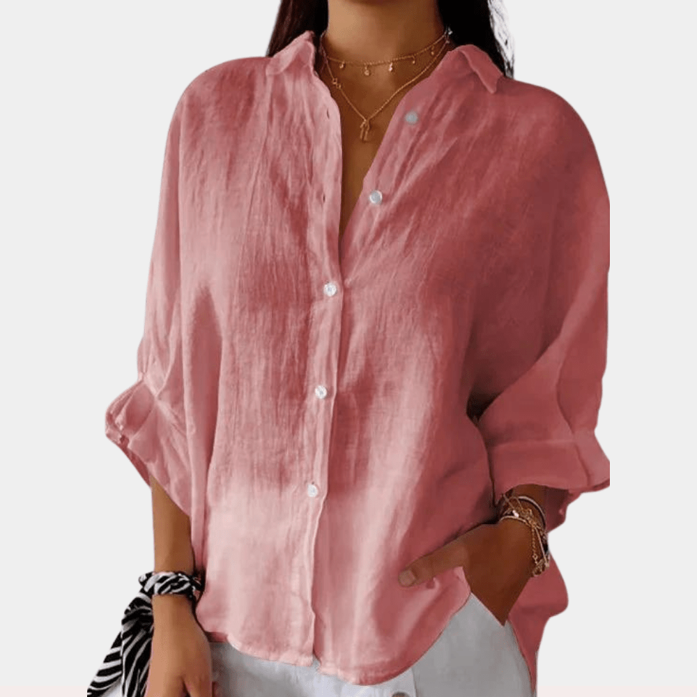 Image of Leanne | Women's Button-Down Blouse