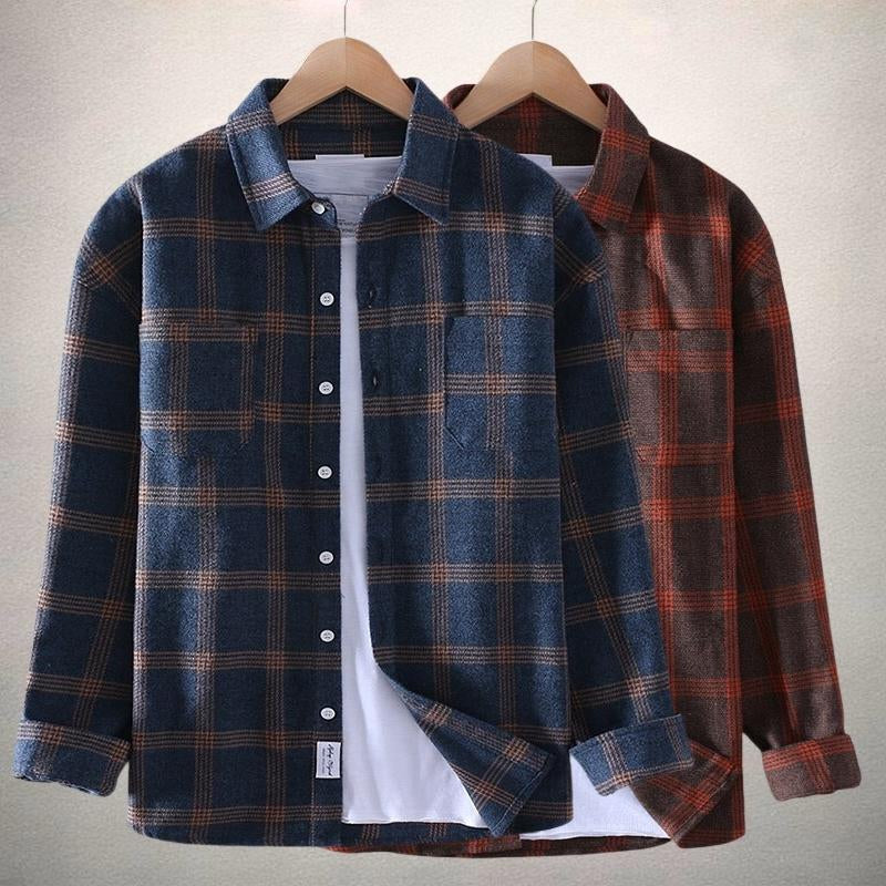 Image of Lee | Men's Button-Down Plaid Shirt