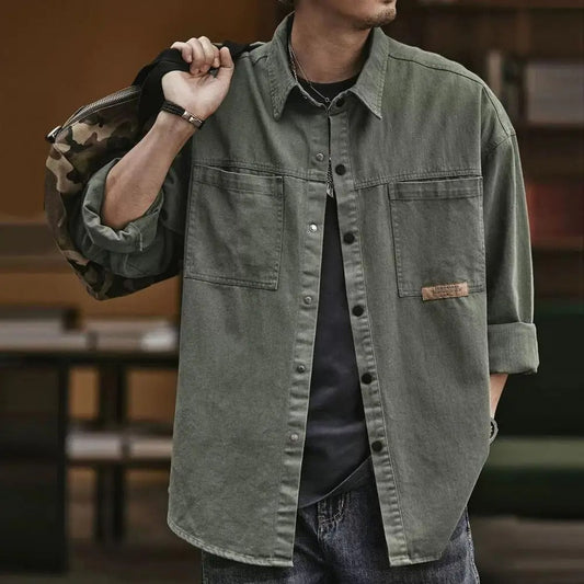 Image of Lee | Men's Overshirt Long Sleeve Button-Down Shirt