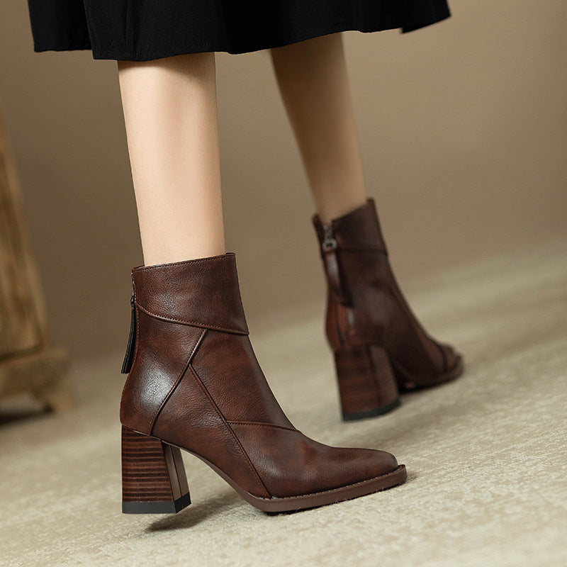 Image of Leila | Women's Block Heel Ankle Boots