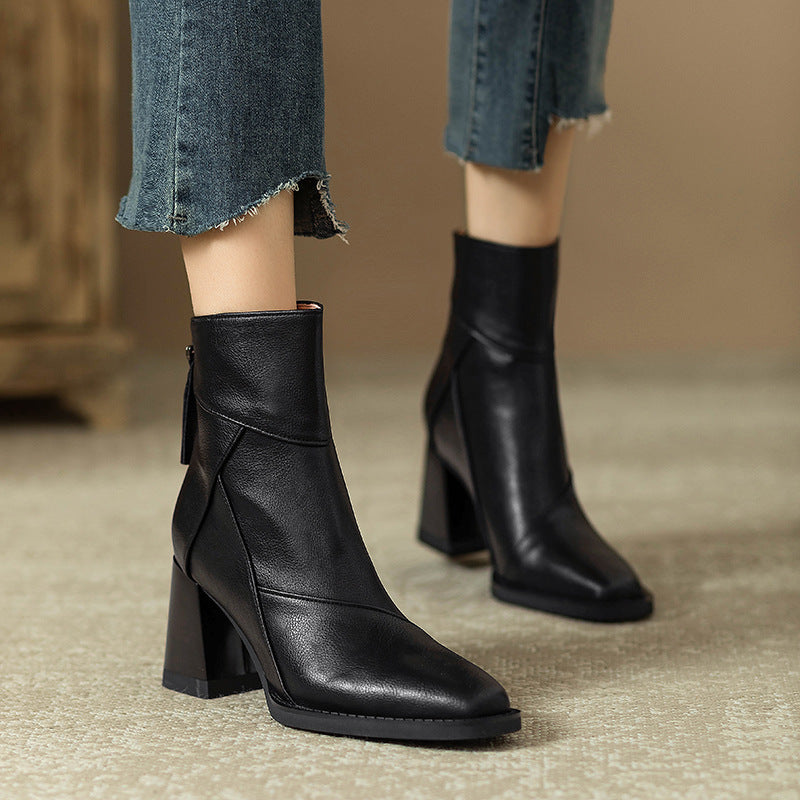 Image of Leila | Women's Block Heel Ankle Boots
