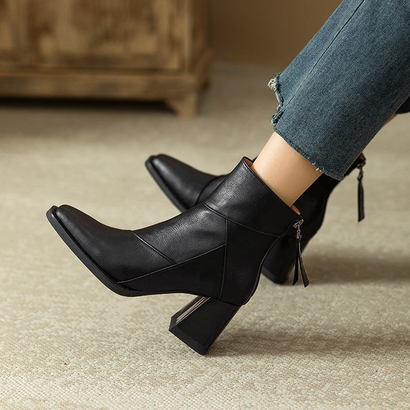 Image of Leila | Women's Block Heel Ankle Boots