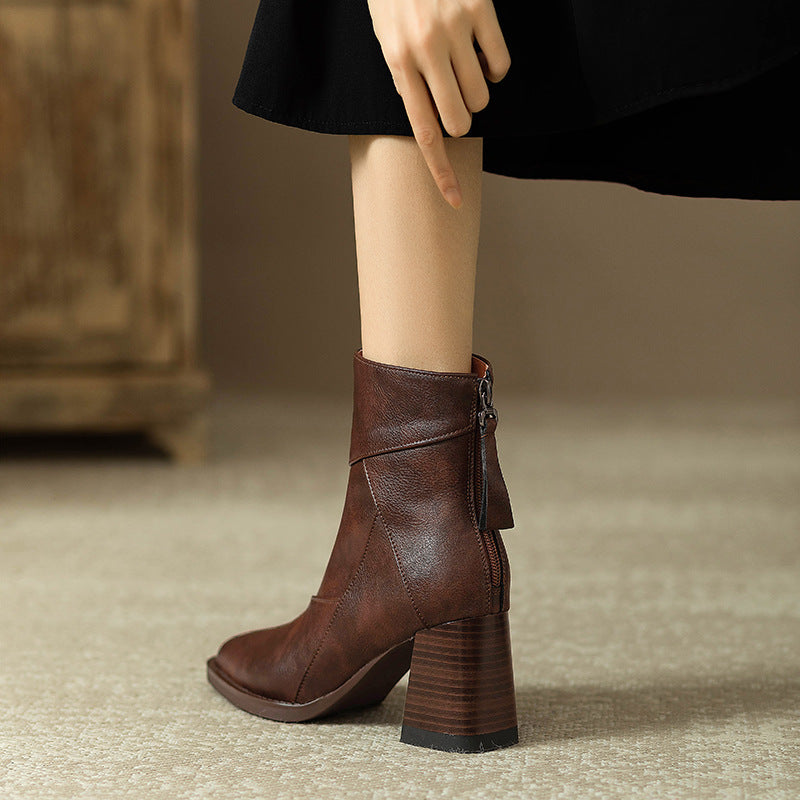 Image of Leila | Women's Block Heel Ankle Boots