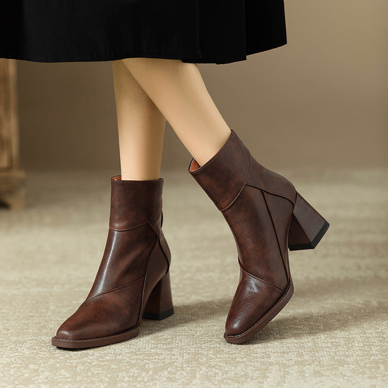 Image of Leila | Women's Block Heel Ankle Boots
