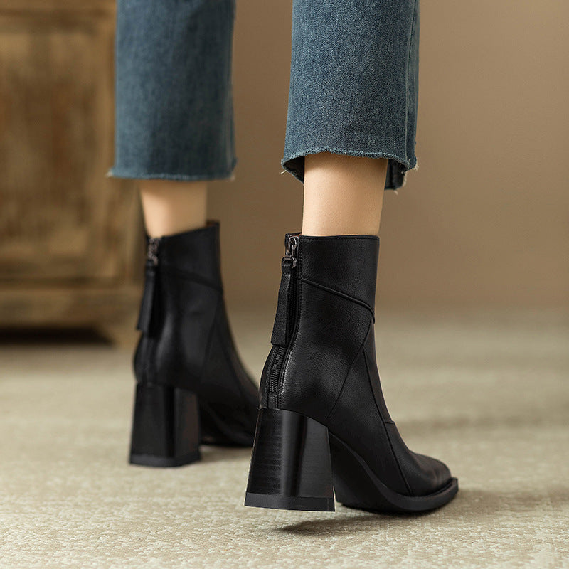 Image of Leila | Women's Block Heel Ankle Boots