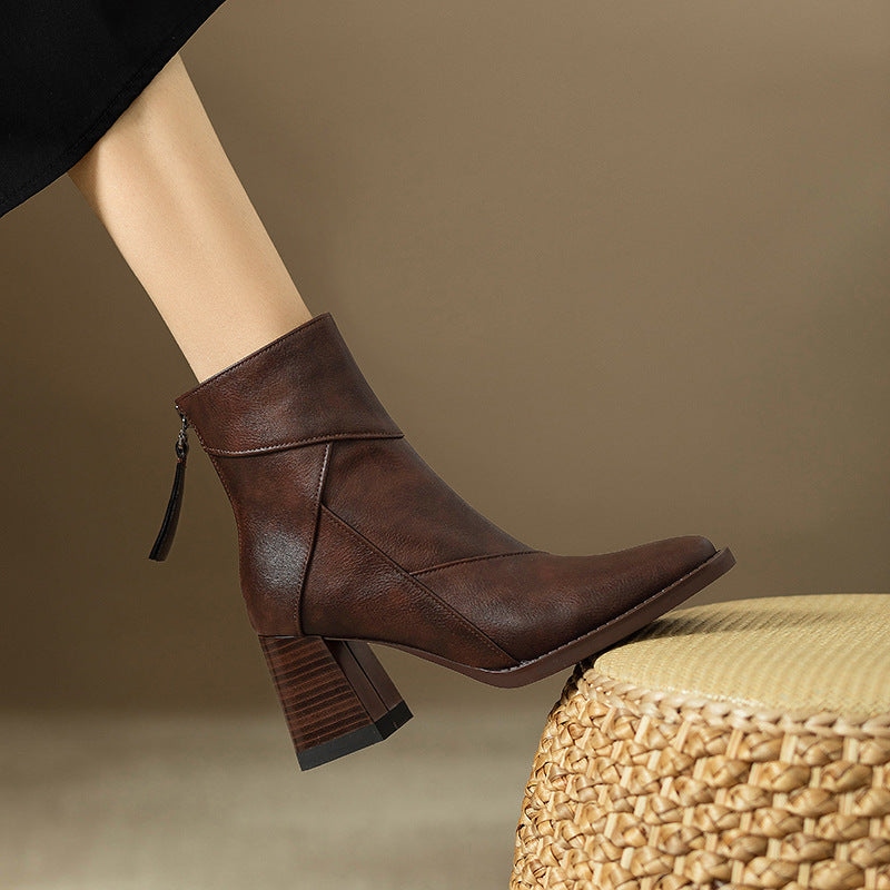 Image of Leila | Women's Block Heel Ankle Boots