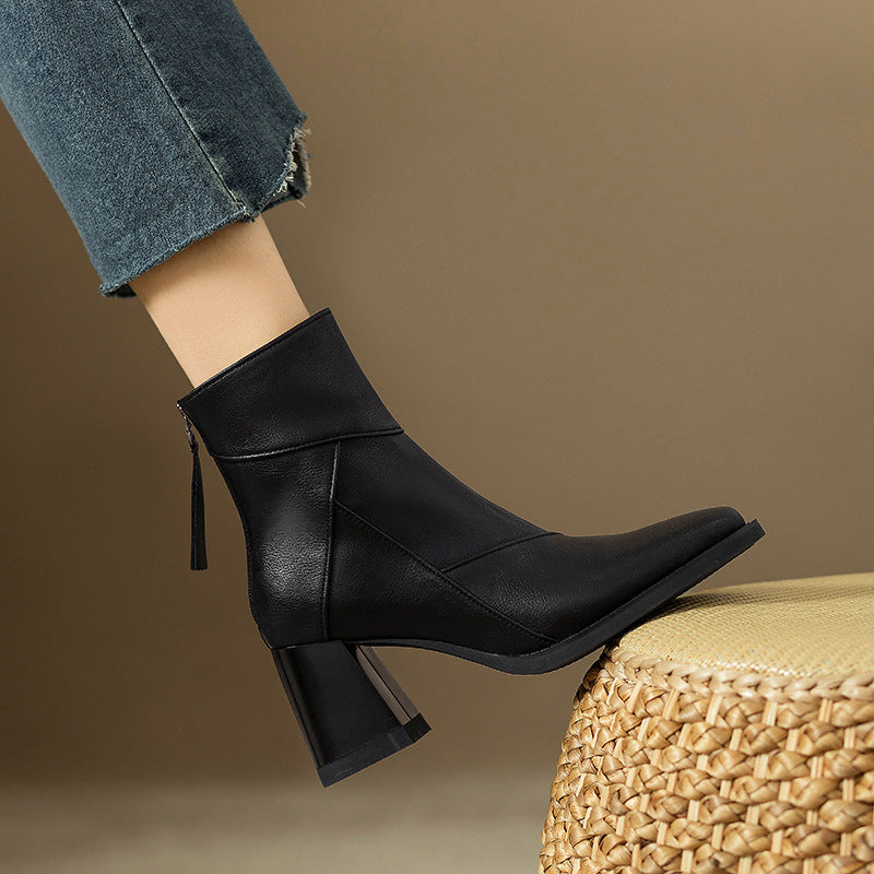 Image of Leila | Women's Block Heel Ankle Boots