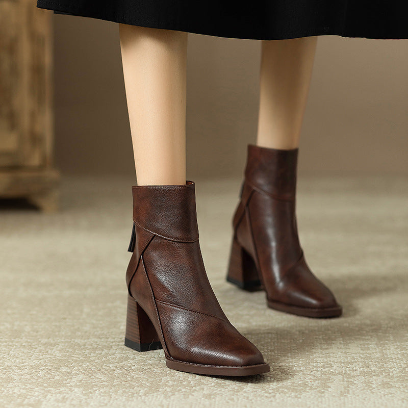 Image of Leila | Women's Block Heel Ankle Boots