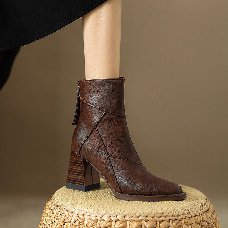 Image of Leila | Women's Block Heel Ankle Boots