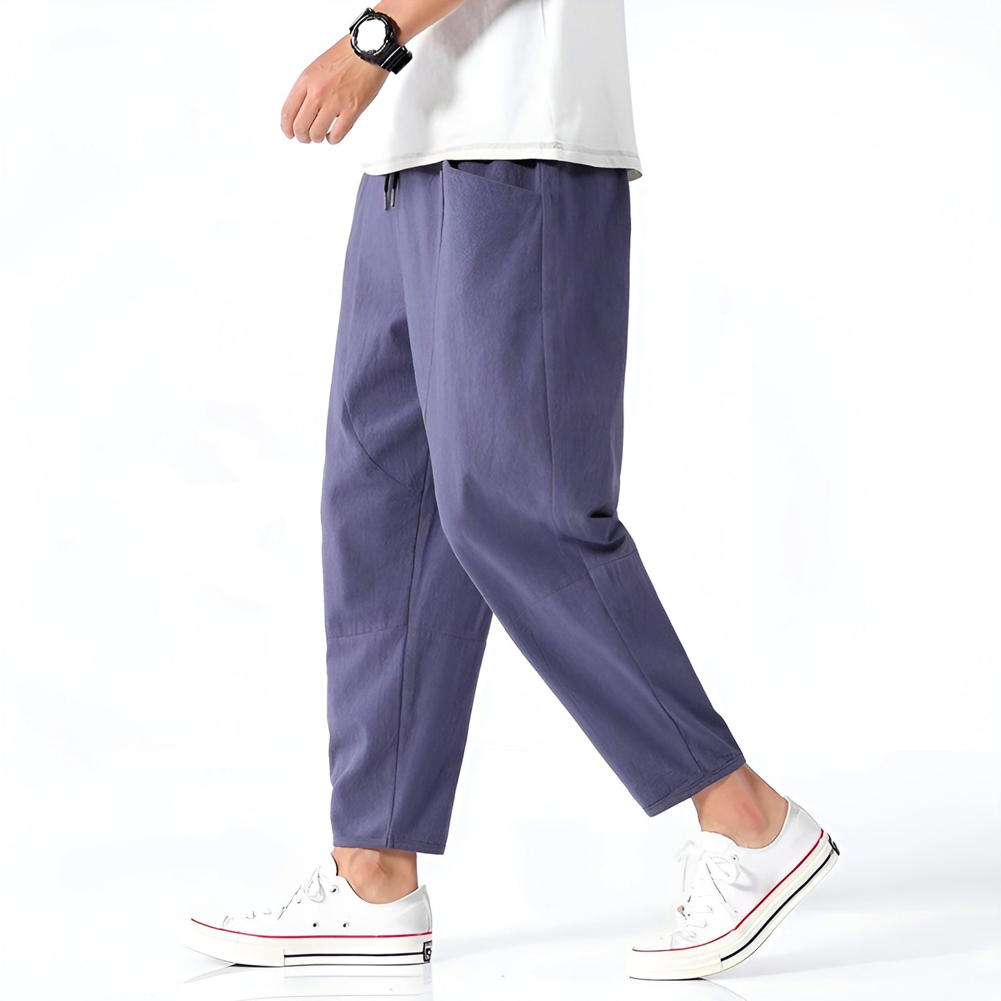 Image of Lenny | Men's Cropped Loose Fit Pants