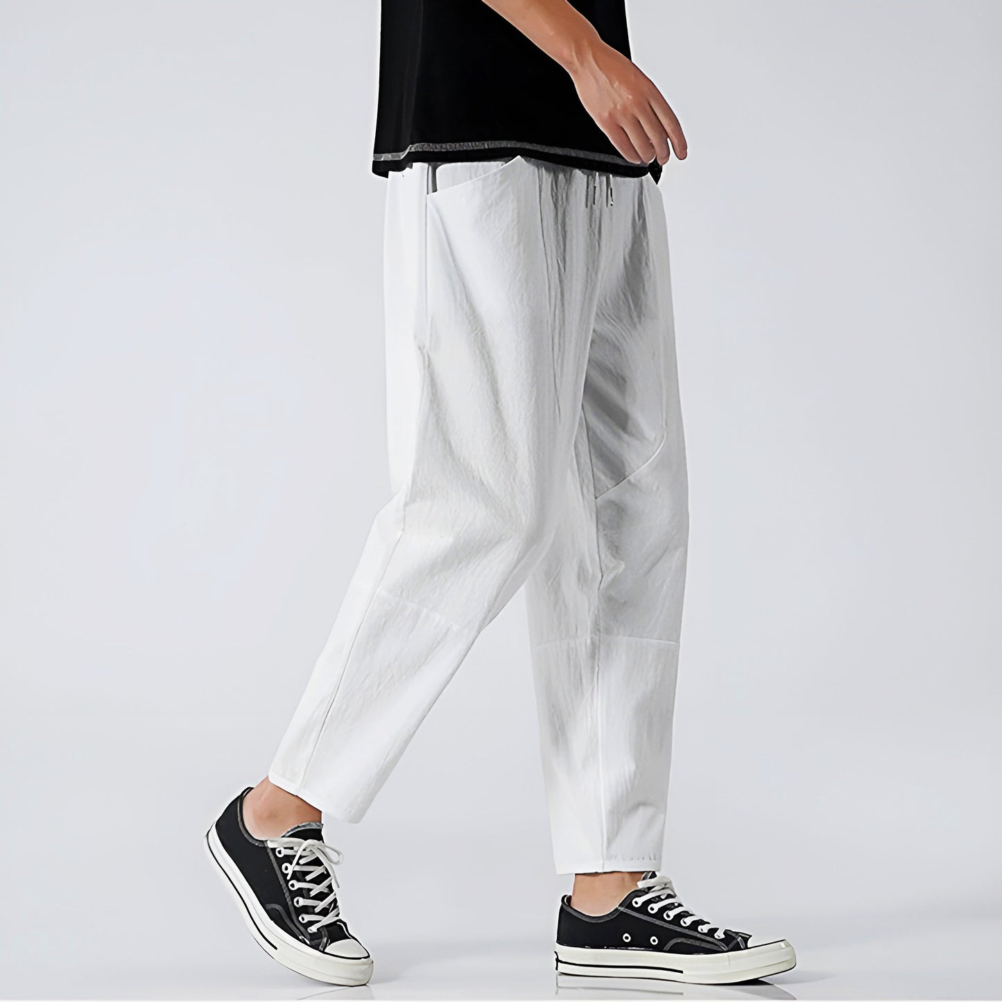 Image of Lenny | Men's Cropped Loose Fit Pants