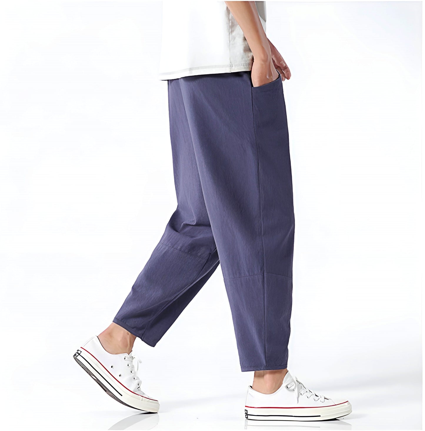 Image of Lenny | Men's Cropped Loose Fit Pants