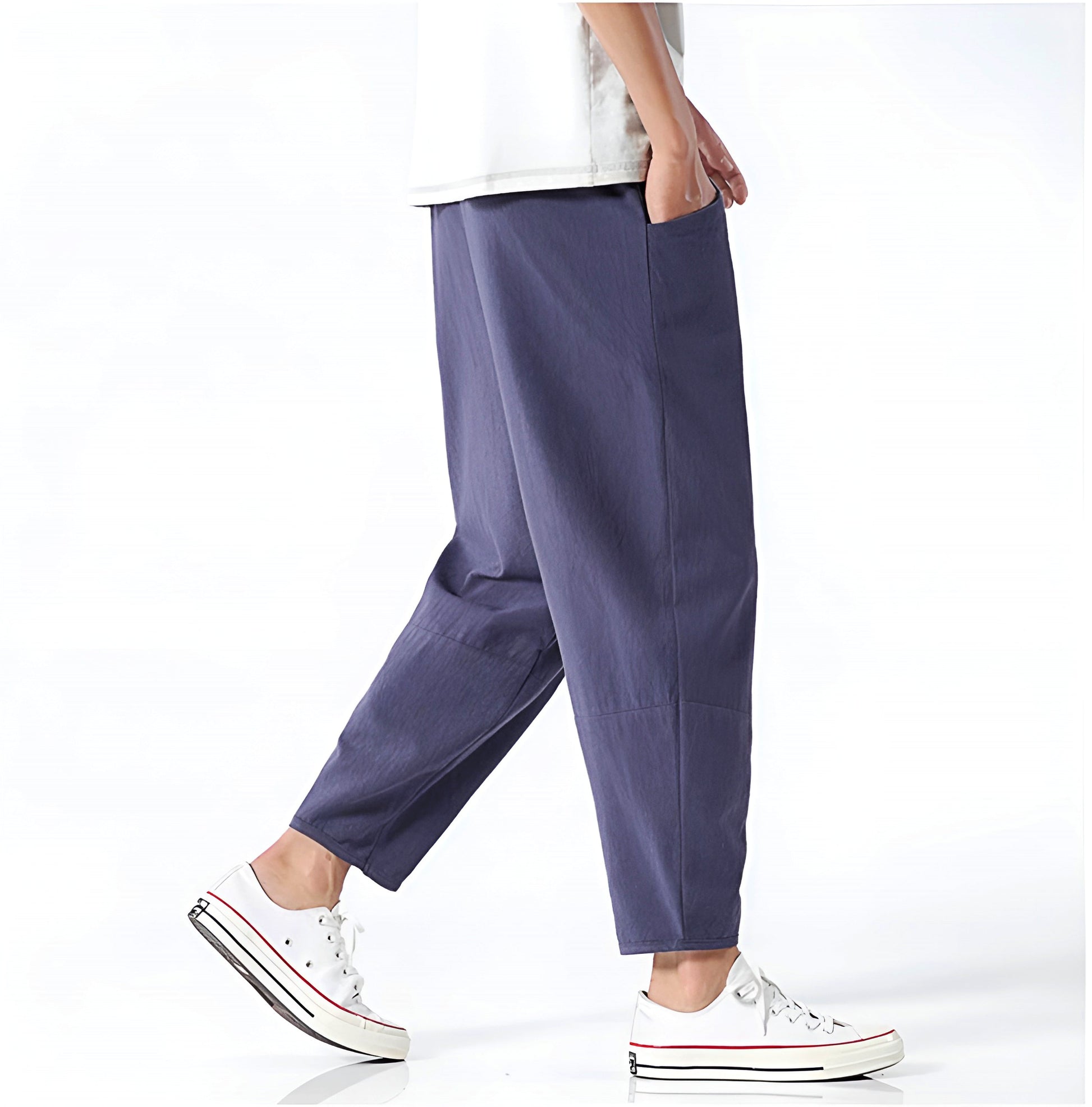 Image of Lenny | Men's Cropped Loose Fit Pants