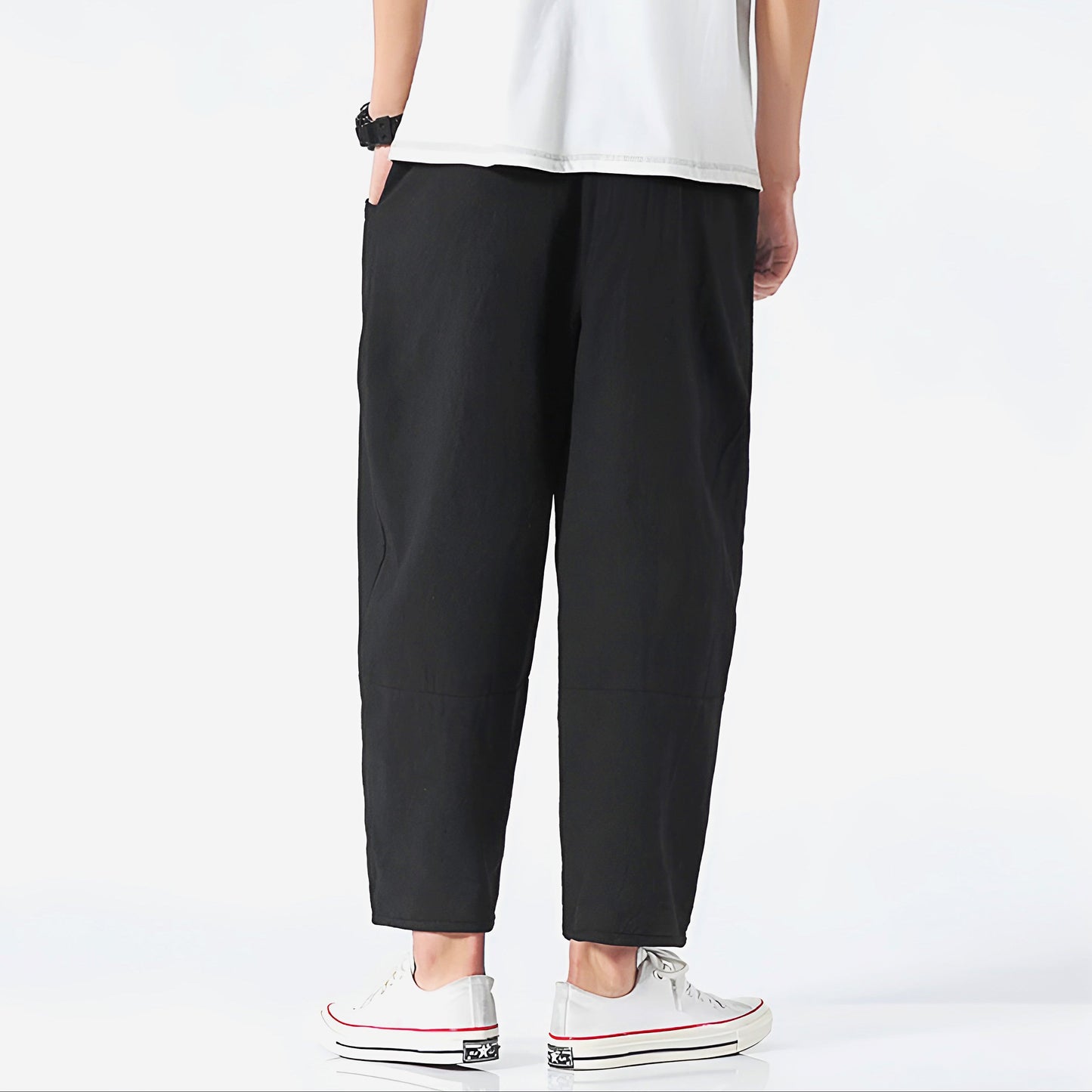 Image of Lenny | Men's Cropped Loose Fit Pants