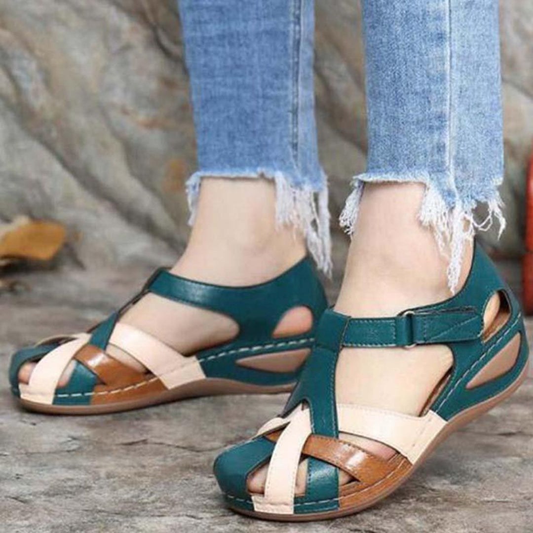 Image of Lenora | Women's Closed Toe Comfort Sandals