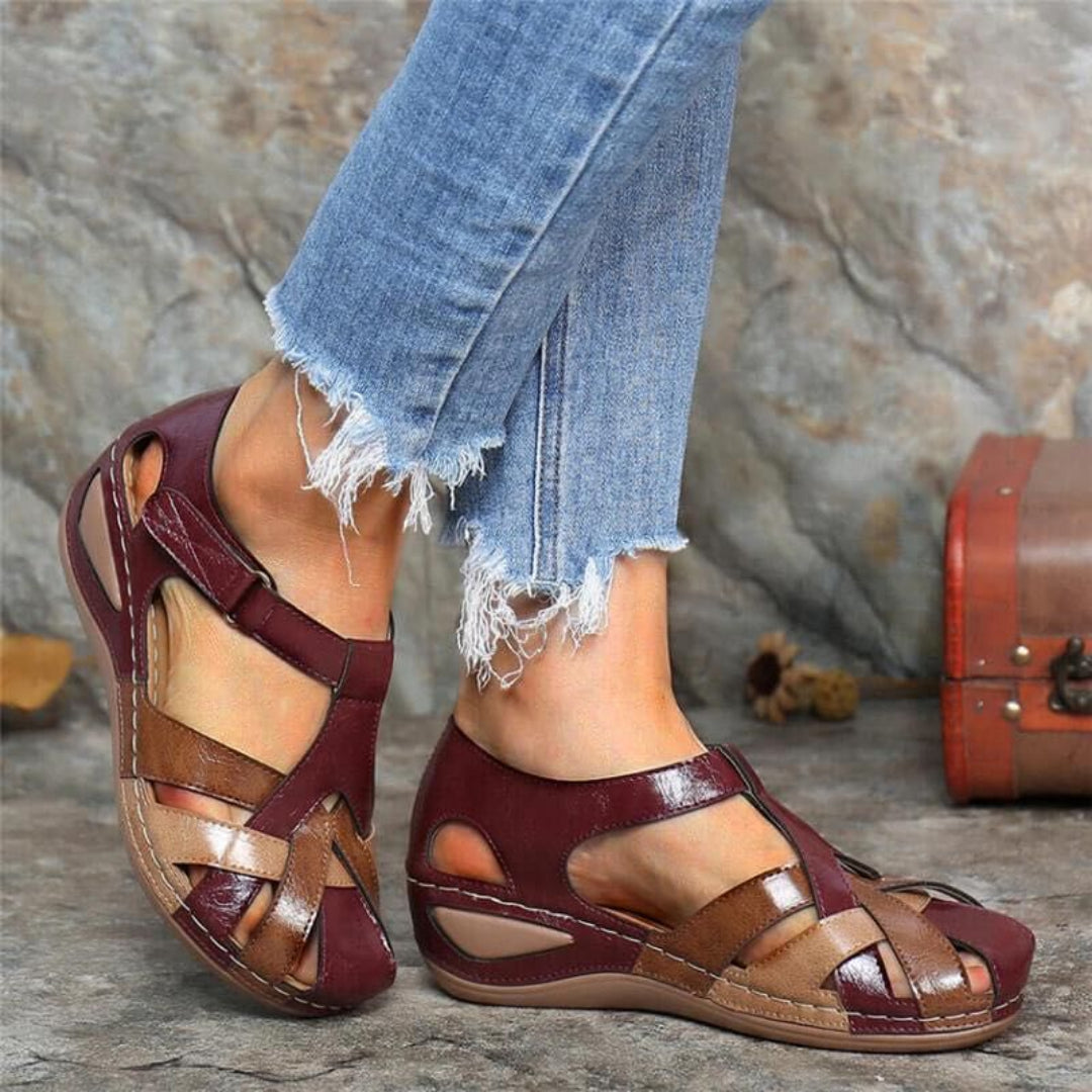 Image of Lenora | Women's Closed Toe Comfort Sandals