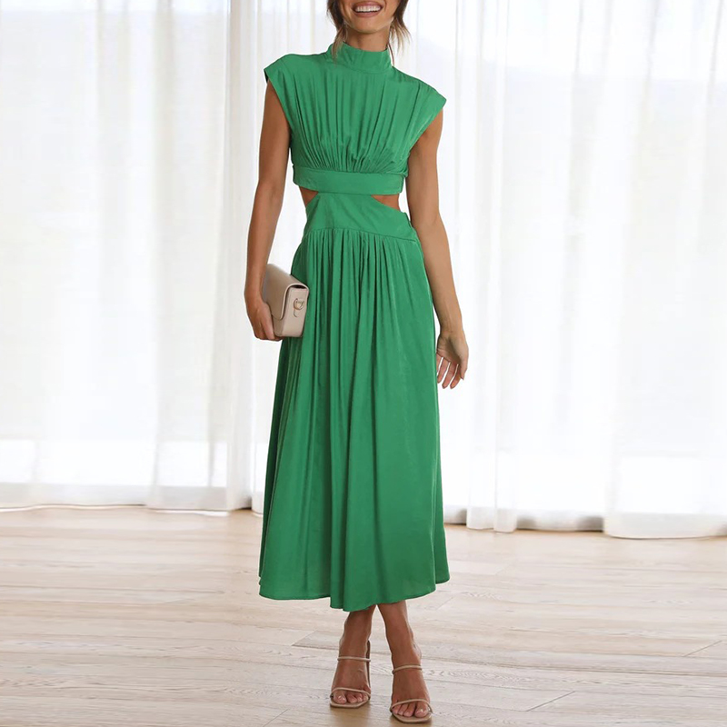Image of Liliana | Women's Sleeveless A-Line Midi Dress