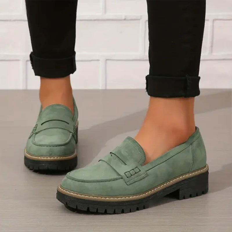 Image of Lisa | Women's Slip-On Lug Sole Loafers