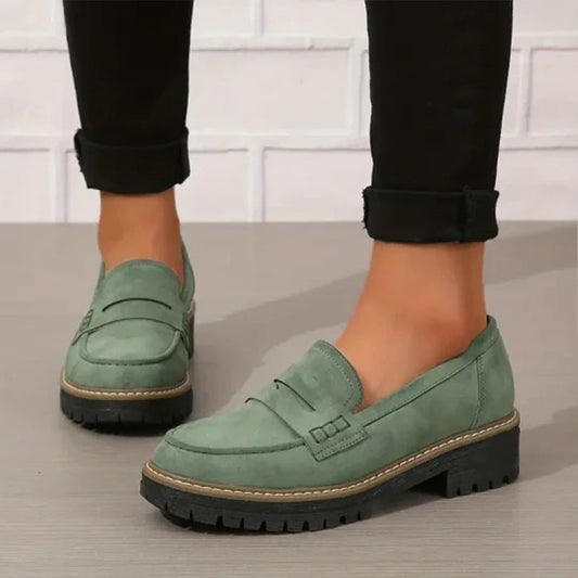 Image of Lisa | Women's Slip-On Lug Sole Loafers